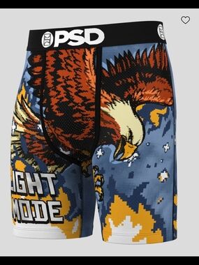 PSD Men’s Performance Boxer Briefs JA Morant Flight Mode Size Small 28-30